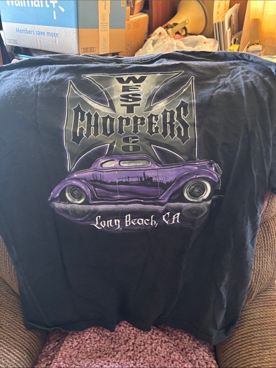 West Coast Choppers Other - West Coast Choppers Purple Graphic Tee - Men